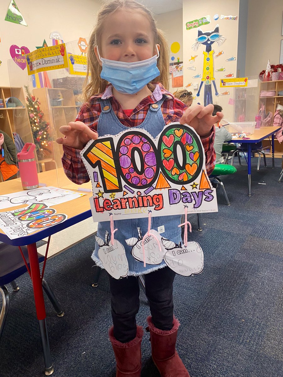 amandaeromo's tweet photo. 100 learning days full of fun!! #100thDayofSchool #prek So proud of all my little learners! ❤️ 📚 ✏️ @brigschools https://t.co/sxPRMSWWDp