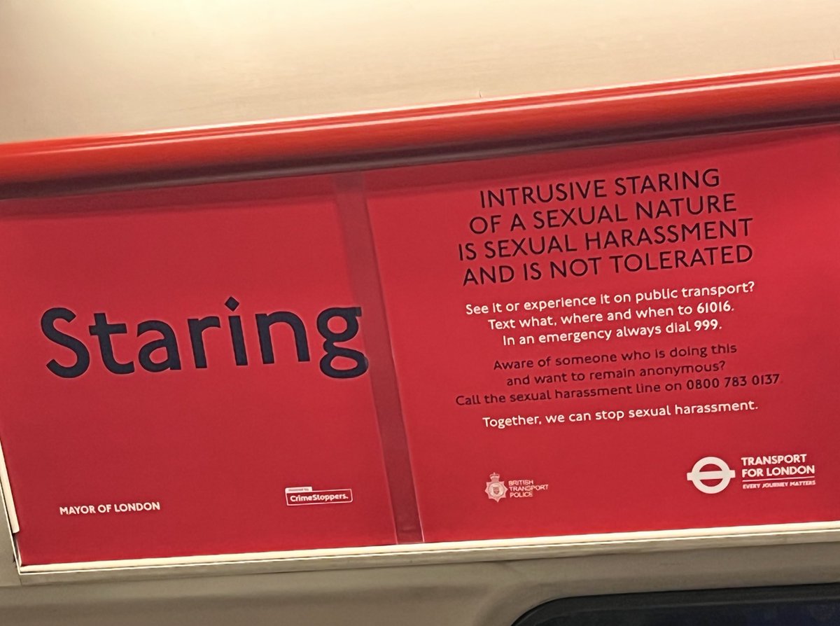 Saw this on my train and really liked the message because not everyone is aware