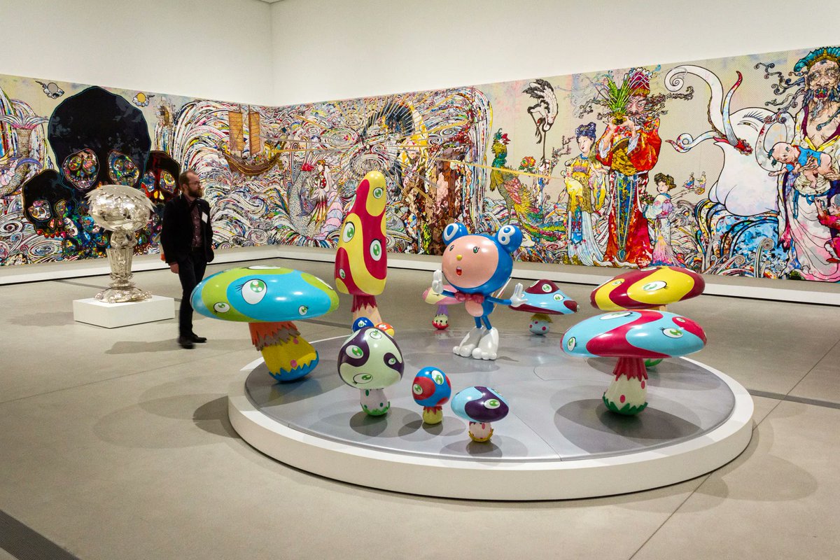 HelloThirdEye's tweet image. All of the Murakami pieces in the Broad’s collection will be on view in 'Takashi Murakami: Stepping on the Tail of a Rainbow,' opening this Spring @TheBroad. Read more from @mjuliano in @timeoutla 
buff.ly/3HXjQG2
