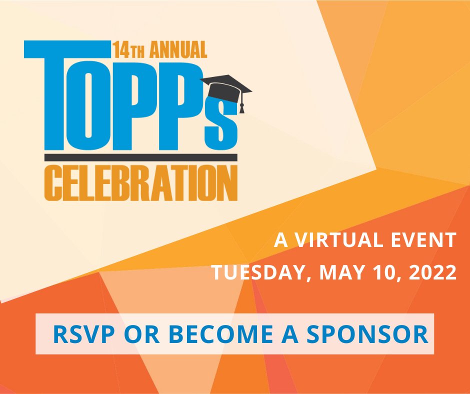 We're celebrating our 2022 seniors for crossing this milestone in Collegiate STEPS! Join us in honor of our graduating senior class! To RSVP or become a sponsor, visit bgcdallas.org/TOPPs. Click the “virtual ticket” link to register.

#bgcdallas #TOPPs #CollegiateSteps