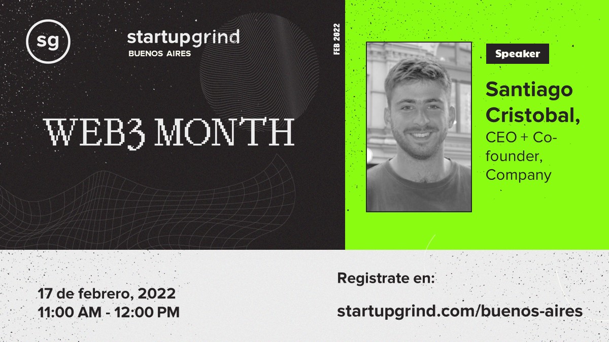 StartupGrindBA's tweet photo. #Web3 ¿Por dónde comenzar con mi #startup? @scristobal94 de #Solow nos va a dar un recorrido para hacer los primeros pasos en este fascinante mundo.
¡Es un Workshop que te podés perder!
Registrate ahora:
https://t.co/wvebATYcke
#Startupgrindba #StartupGrind #SGWeb3Summit https://t.co/U2tRJcxlEn