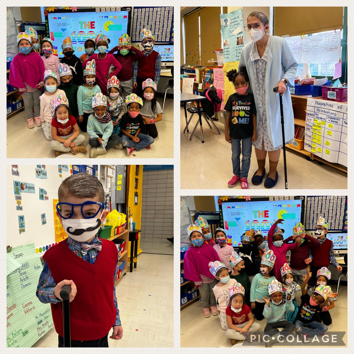 Had the greatest time ‘celebrando’ the 100th day of school! 🥳 #PS76Q #DualLanguage