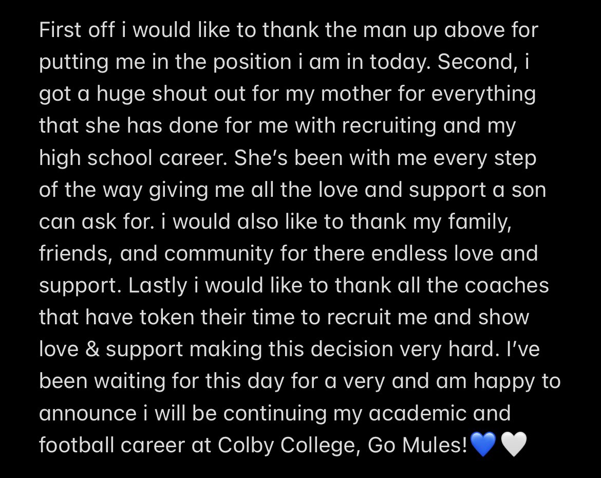jamalchapman_'s tweet photo. Next 4!💙🤍@Colby_Football @CoachSheeks https://t.co/lBOC0PbCdj