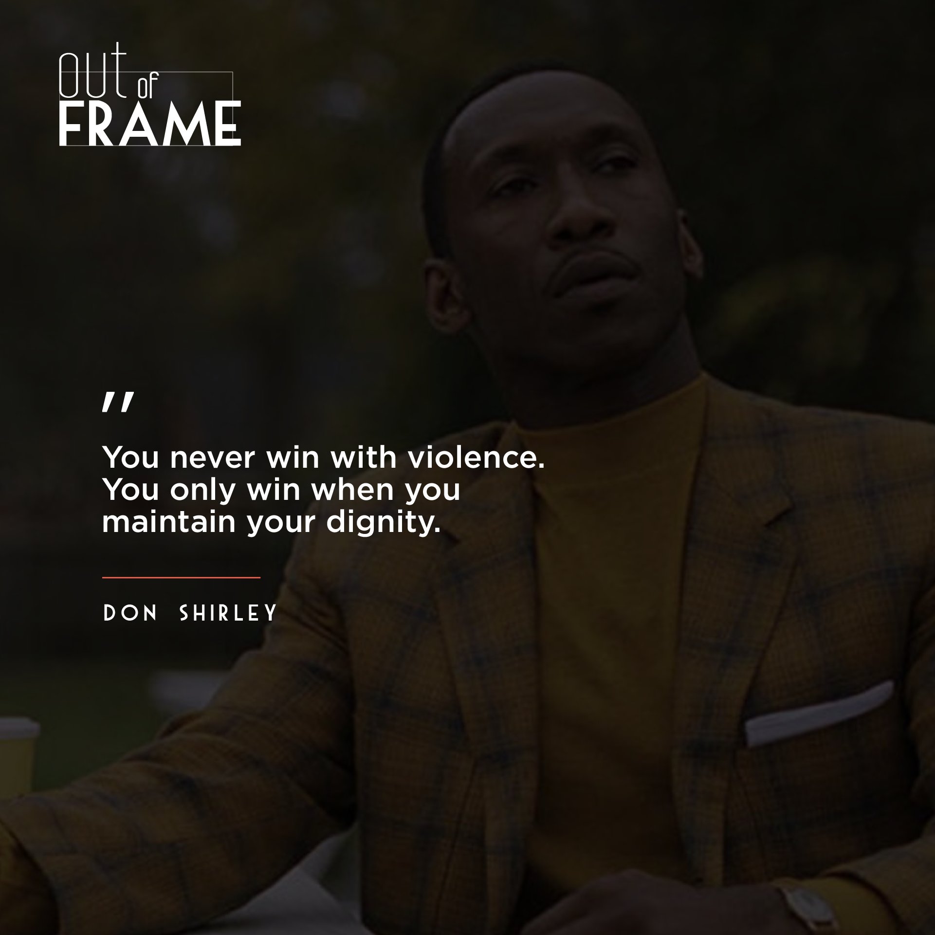 Happy birthday to Mahershala Ali! 

This quote is from his role in the movie Green Book: 