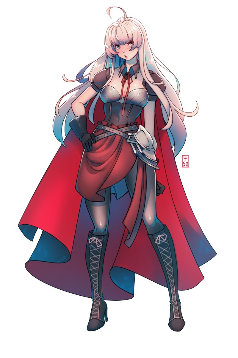 PerroneLia's tweet image. A tsundere paladin OC for a Patron!😡⚔️💕
#commission
