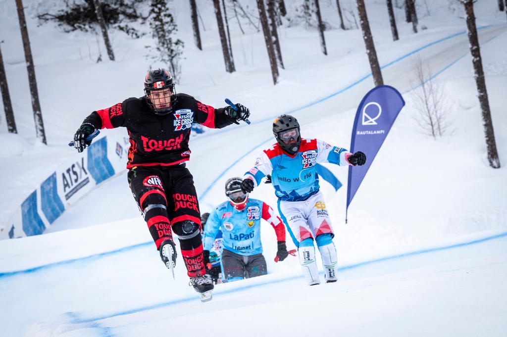 Our ATSX Ice Cross Skater, placed 7th in Rautalampi, Finland on Sunday, Feb 13th! Congrats, Eric!

👏👏👏👏

#toughduck #atsx #winter #wintersports #icecross