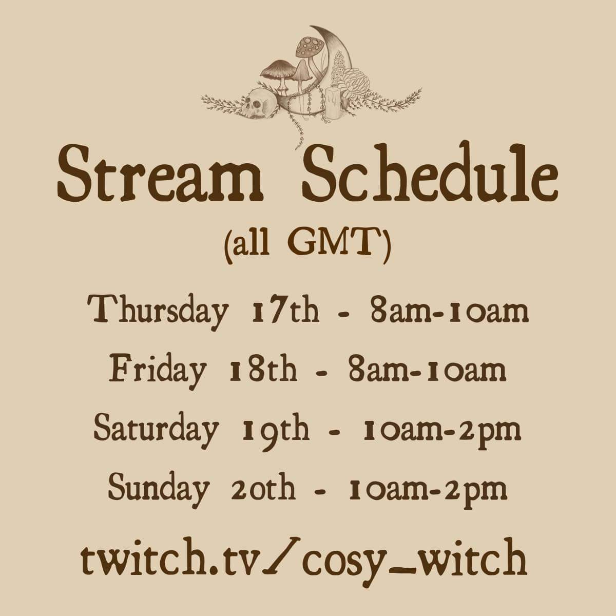 cosy_witch's tweet photo. Fancy some chilled streams and cosy chat this week? Come say hi and find out what I'm making next 🥰 https://t.co/0OmppVsYgN
#StreamersConnected #StreamerCommunity #MakersAndCrafting #NeedleFelting #CraftStreamer https://t.co/nfFOQ5pa4X