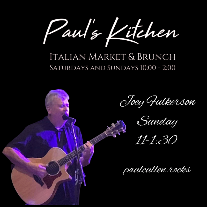 Paul’s Kitchen Live Music Brunch Sunday w Joey Fulkerson dlvr.it/SK5v2R