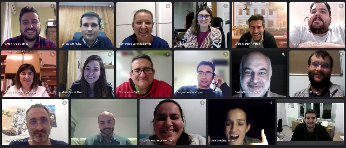 La Delegación de Pastoral Juvenil ha convocado esta tarde al equipo de trabajo de la #Pascua2022, que se celebrará en nuestra Inspectoría en los tres formatos habituales: por niveles, con familias y jóvenes, y en el Camino de Santiago. #ApasionadosXlaVida