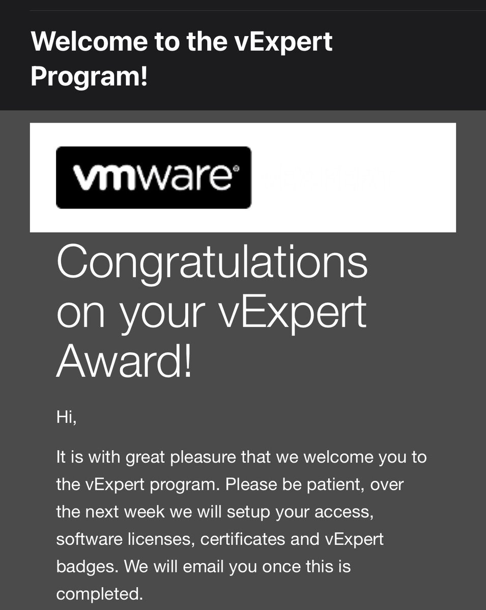 Congrats to all new and existing vExperts  #vexpert *****