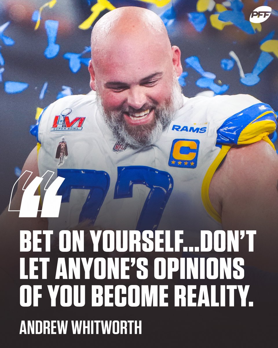 Andrew Whitworth with words to live by 🗣