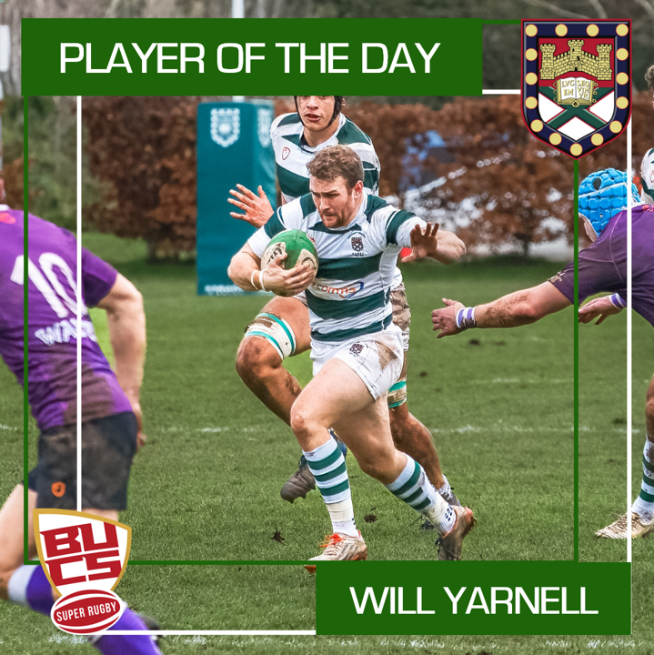 ExeterUniRFC's tweet photo. Yesterday's @BUCSSuperRugby Player of the Match was awarded to Will Yarnell, after a two-try performance against Northumbria.
#NOREXE #BUCSSuperRugby https://t.co/fnV0KiLYkI