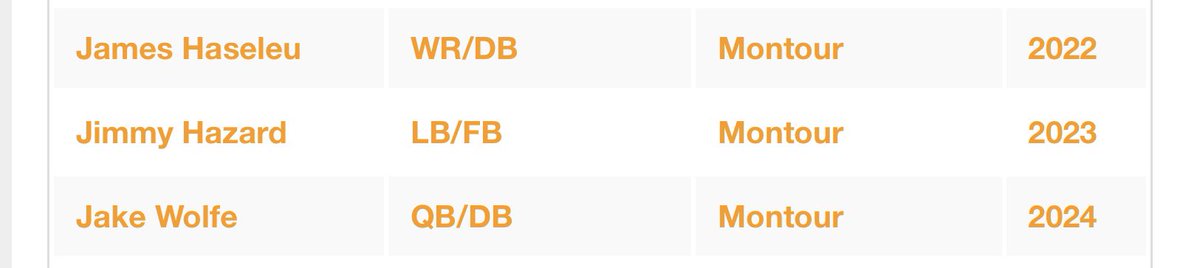 MontourFootball's tweet photo. Congrats to our boys who made these lists: Gold, Silver and Bronze. https://t.co/XReG6KbfTh