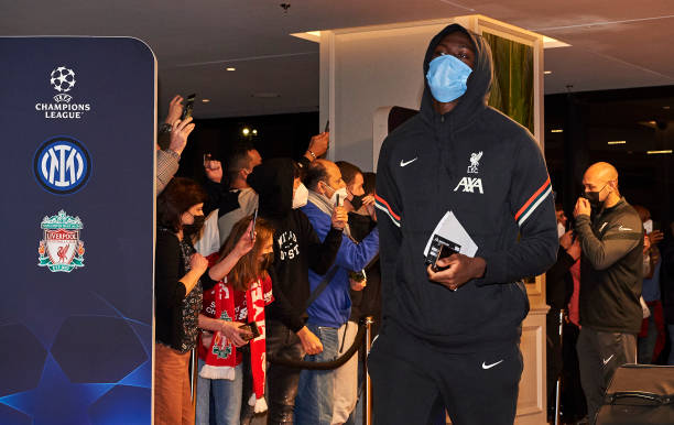 Ibrahima Konaté starts against Inter alongside Virgil van Dijk tonight.