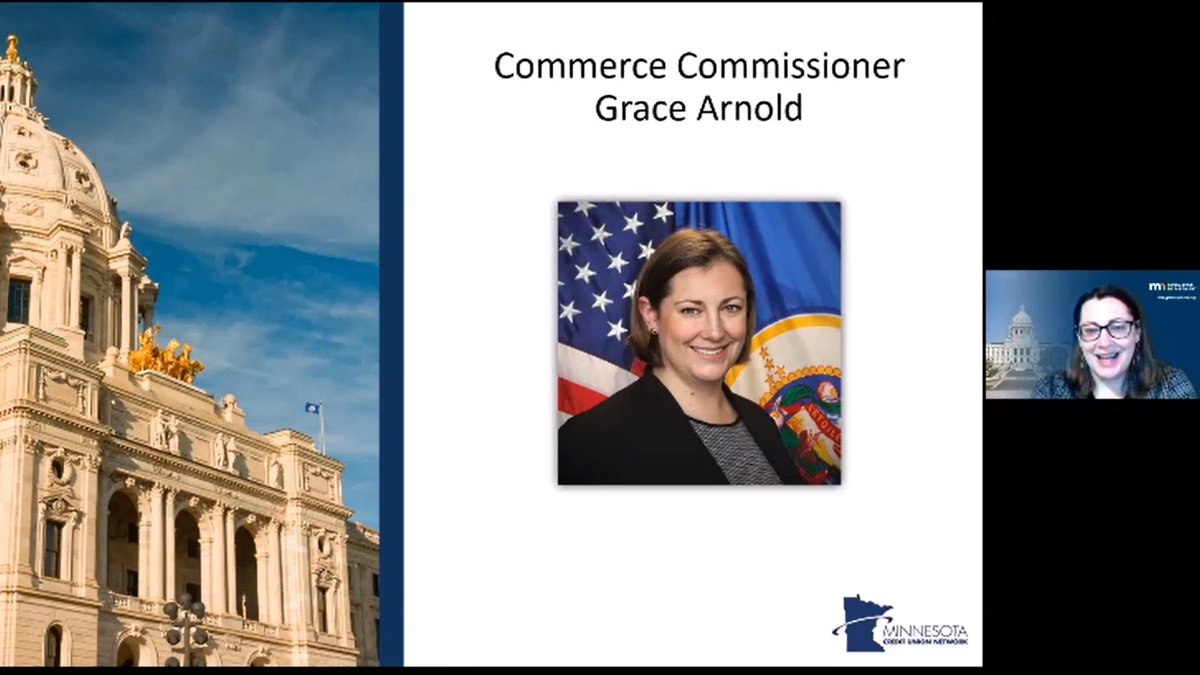 mncreditunions's tweet photo. Thanks to @mncommerce Commissioner Grace Arnold for joining us for #CUImpact22. We appreciate your partnership in advancing financial well-being for all! #WorkingforMN https://t.co/FFkX8XWeyx