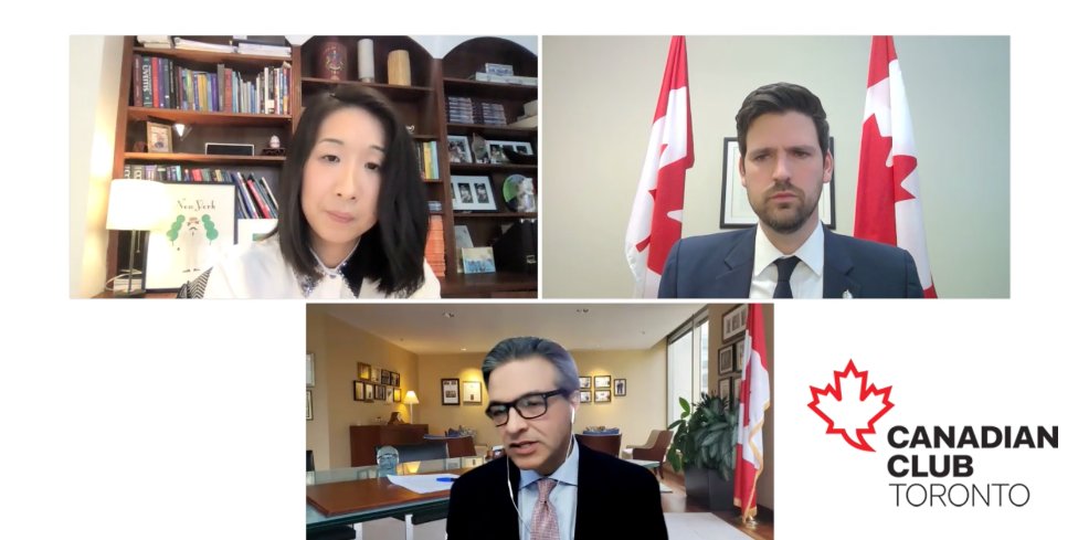 CI2100's tweet photo. We're thrilled to see board member @goldyhyder participating in conversations about #Canada's robust #immigration system. It's discussions like this that help to drive #innovation and progress for a #BigBoldFuture. #Cdnpoli #GrowingWell https://t.co/rAJZWimmHm