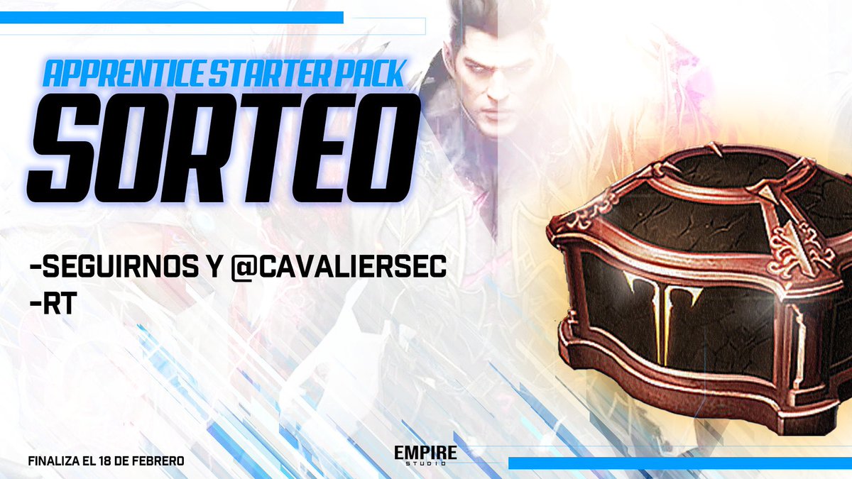 SORTEO LOST ARK APPRENTICE PACK (20€)🎁🎁🎁🎁

•Siguenos y <a href="/CavaliersEC/">Cavaliers Esports</a> 
•RT y MG al tweet.

Termina el viernes a las 20:00⏰