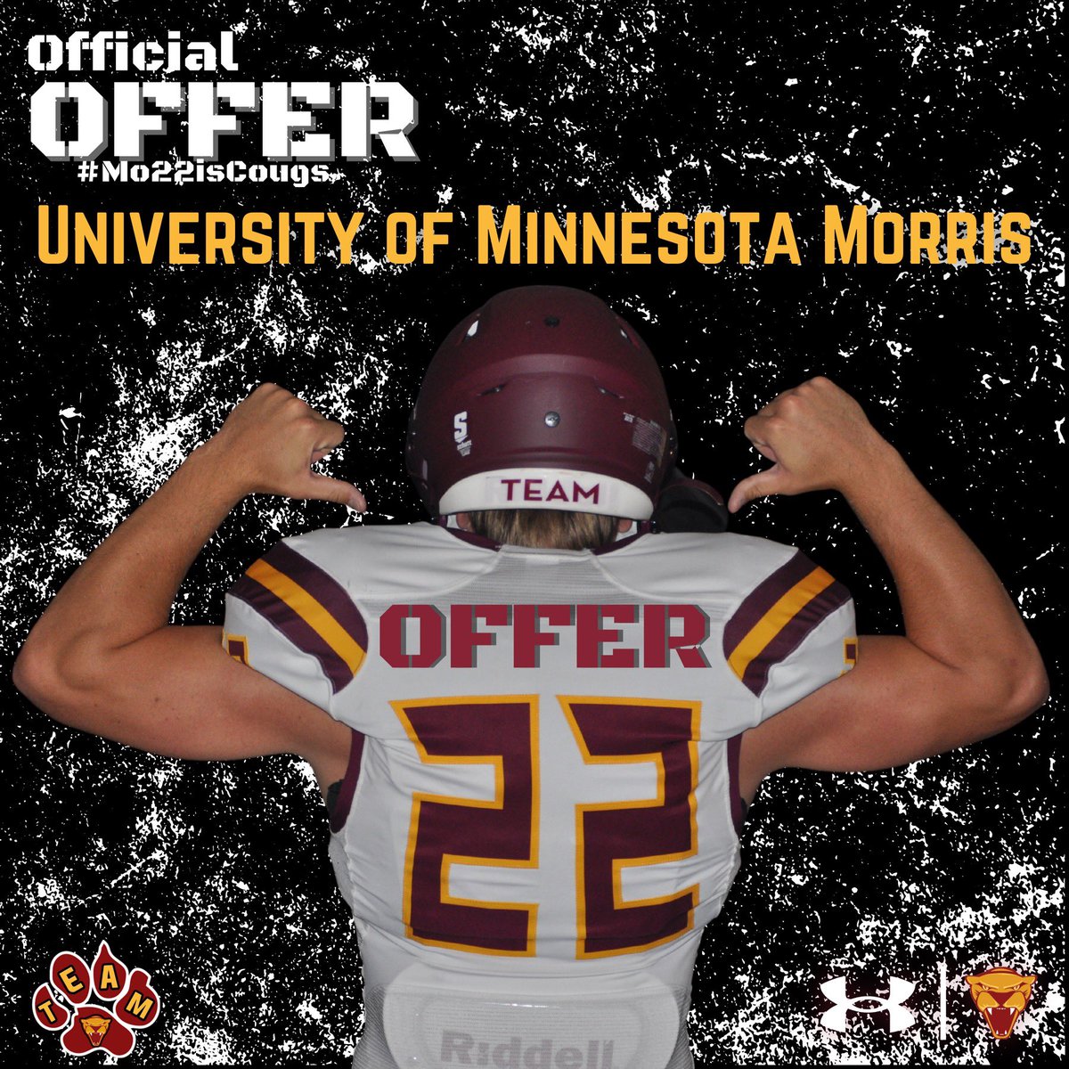 918alexturner's tweet photo. Blessed the receive my first offer from Minnesota Morris!! @UMMFootball @Coach_Rolle41 https://t.co/imY2nIRy4A