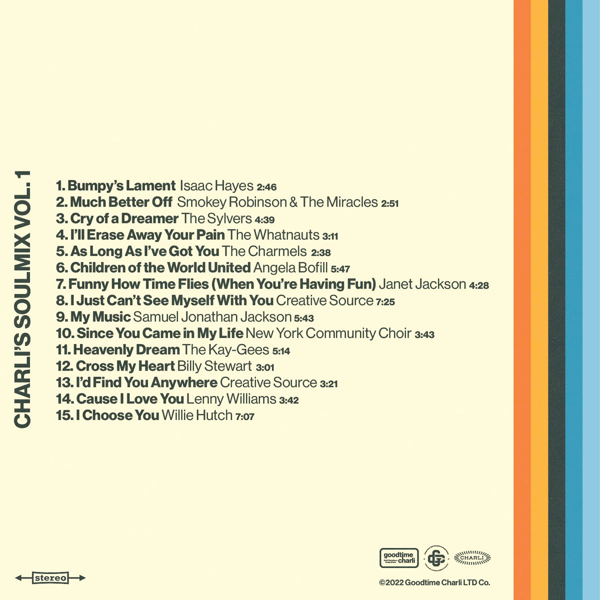 Charli’s Soulmix Vol. 1. Enjoy! 💛 linktr.ee/goodtime.charli