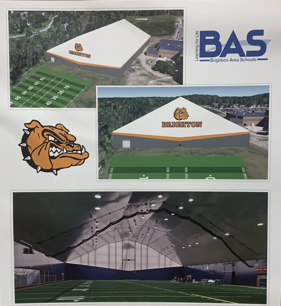 godogs_football's tweet photo. Fall 22’ will be a special time! Progress on the new indoor is looking great. https://t.co/SqVQrYIjIJ