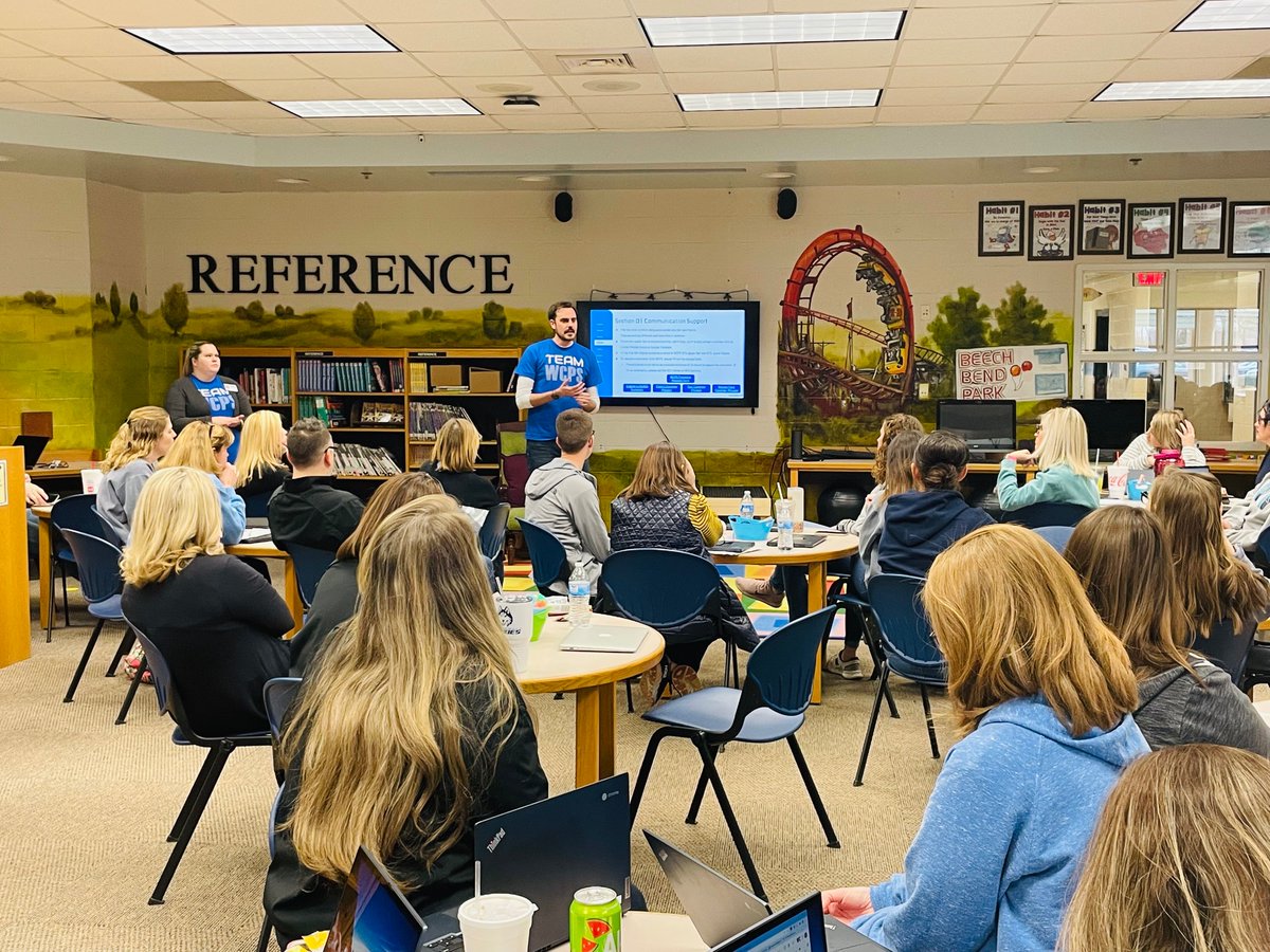 BriarwoodES's tweet photo. We are thankful to have @mrwillspalding and @WCPS_ELConsult share information with our staff about our new Afghan students and families. It is very insightful information on this teacher PLC day! #bw20strong https://t.co/MrdlYVothV