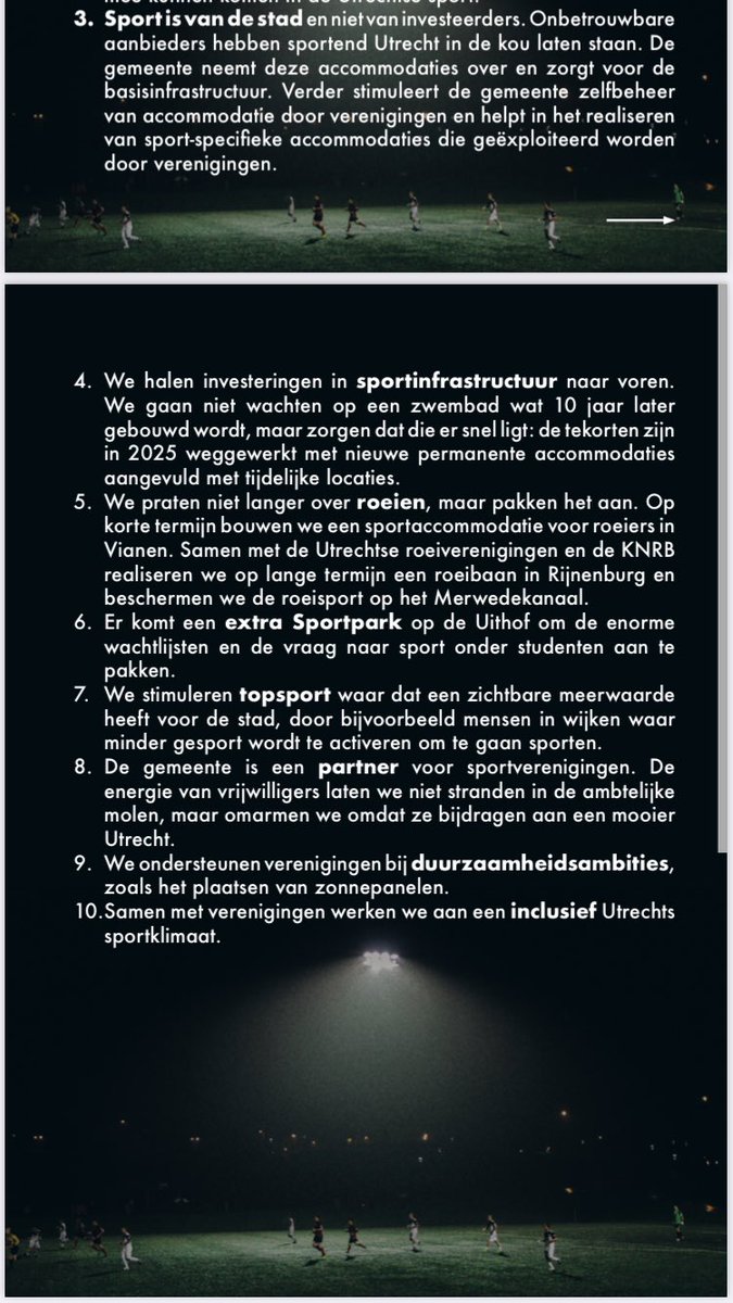 Vanavond sportdebat Utrecht. Wat wil de ⁦<a href="/pvdautrecht/">PvdA Utrecht</a>⁩? Kijk hier het sportmanifest wat we samen met andere verenigingen hebben opgesteld. ⁦Doet jouw vereniging ook mee? Dan maken we samen van Utrecht een echte sportstad