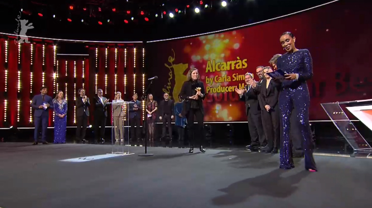 postudelleida's tweet image. La pel·lícula #Alcarràs, de la Carla Simón, GUANYADORA de l'Os d'or a la millor pel·lícula de la #Berlinale2022. Moltes felicitats a tots els participants per la victòria i per reivindicar la pagesia i l'oest de Catalunya!