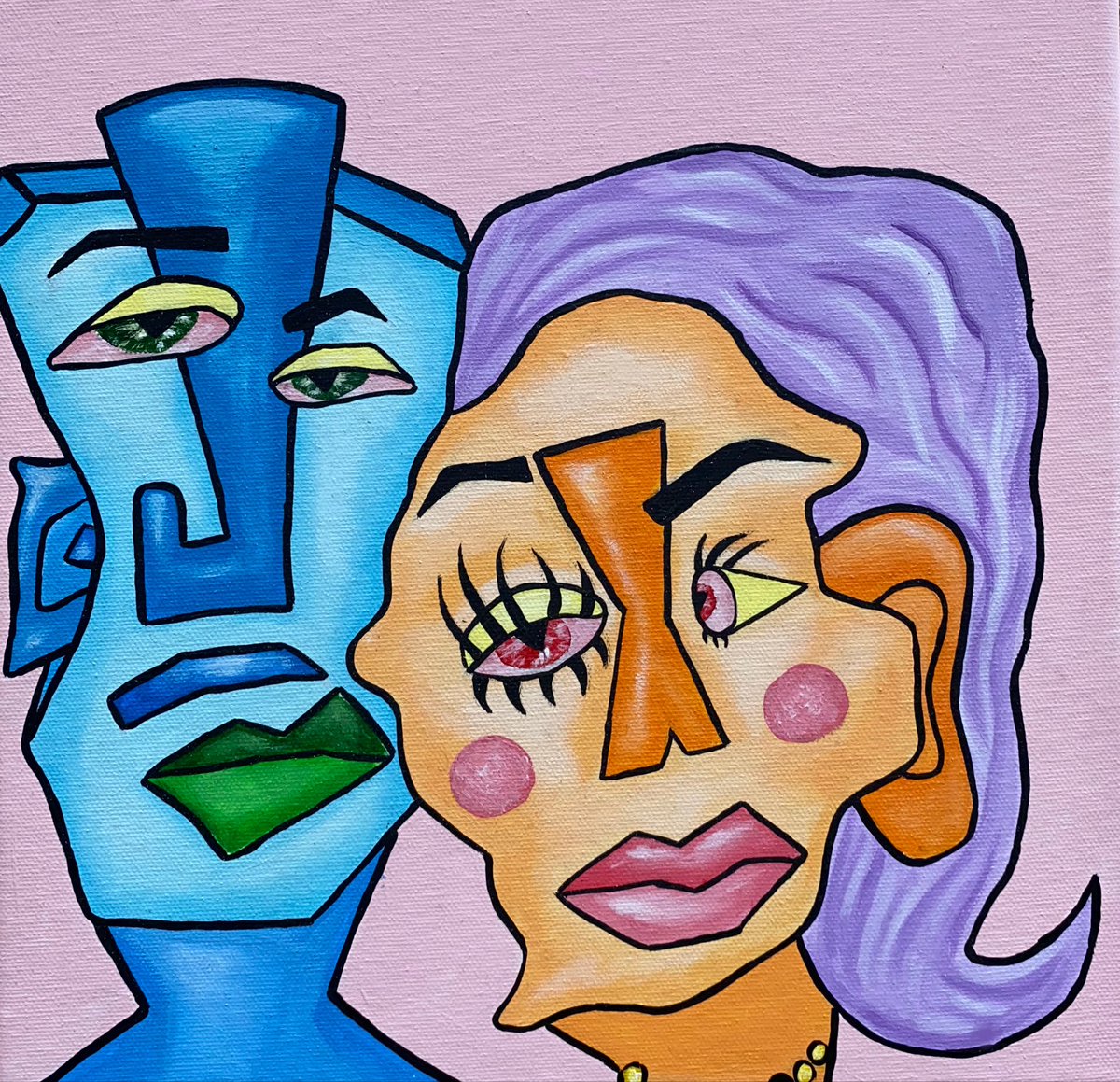 One of my favs that I’ve done, they look good together 🦑🍪