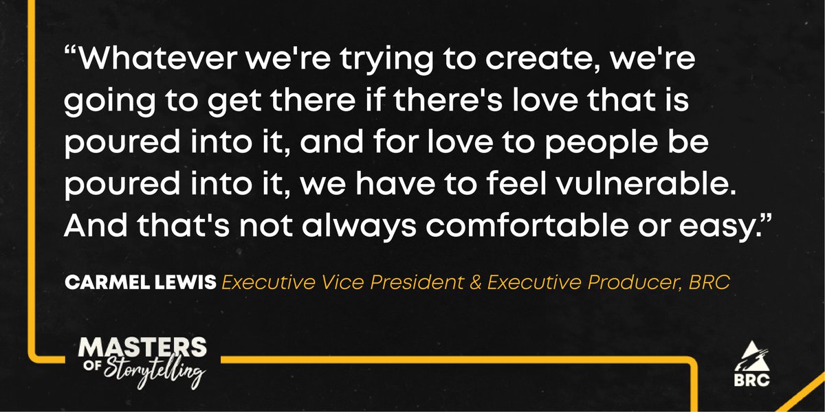 BRCArts's tweet photo. On the first #MastersofStorytelling Bonus Episode, Maya chats with BRC Executive V.P. and Executive Producer, Carmel Lewis, about themes from Maya's interview with @ChrisCopelandrt, Director at @Dreamworks, and lessons she's learned leading creative teams: https://t.co/Bw28HF4JMJ https://t.co/GKiAVJmult