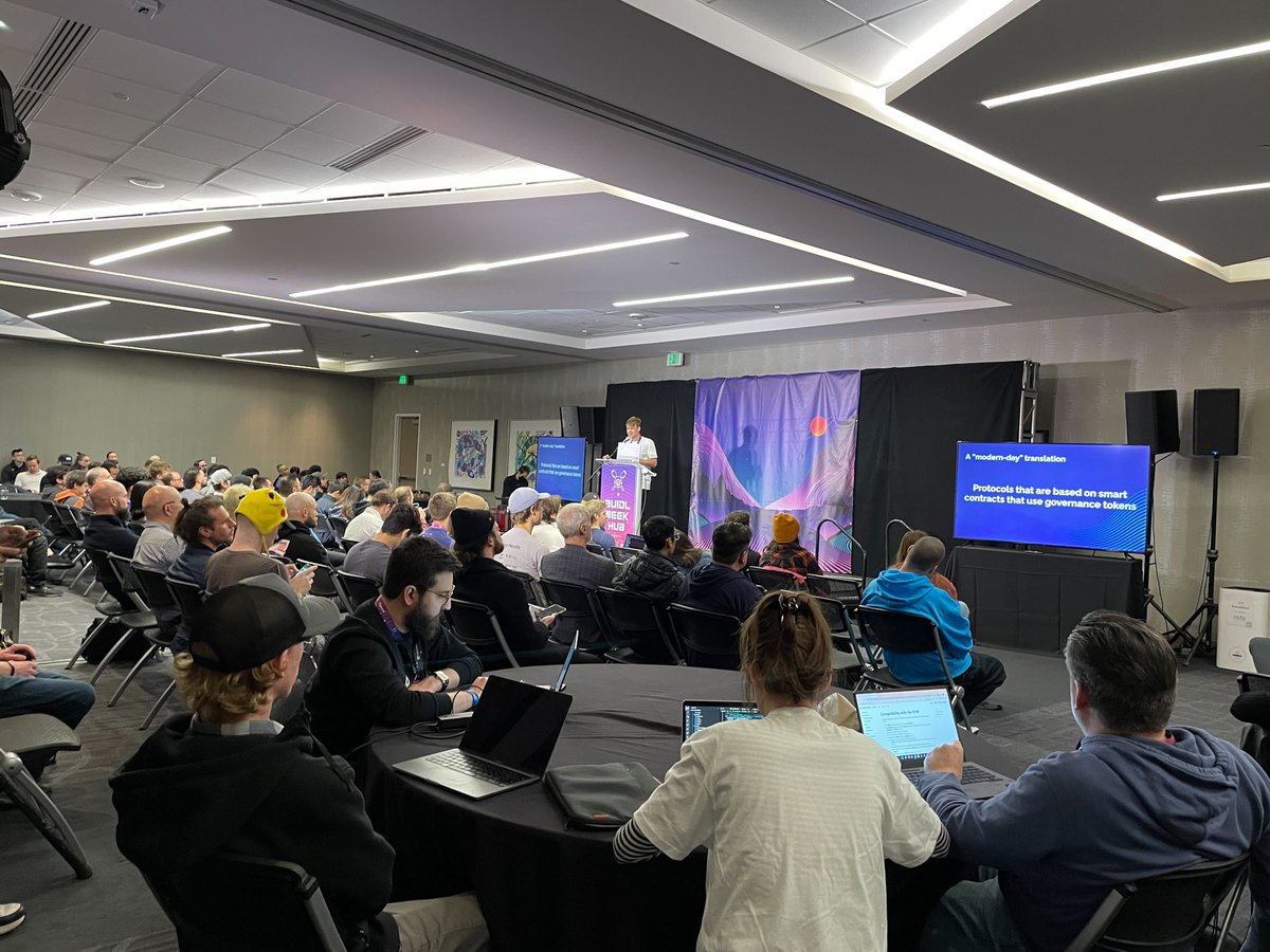 harmonyprotocol's tweet photo. If you are in @EthereumDenver today, come join @harmonyprotocol for a day of coding, mentoring, and learning about the #HarmonyONE ecosystem 💪

The Harmony Hub will be running from 9:00 am till midnight on 16Feb at the Historic Colorado Center with Web3 scholars and builders. https://t.co/oNUQmzyAfE
