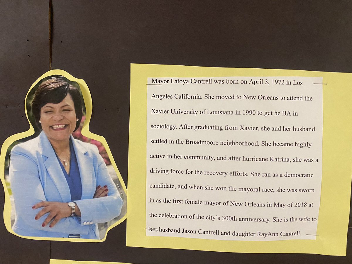 Honored to be included on <a href="/Loyola_NOLA/">Loyola New Orleans</a>’s Black History wall among so many trailblazers! 🙌🏾 Can’t wait to see who else gets added! #BlackHistoryMonth #BlackHistoryAlways