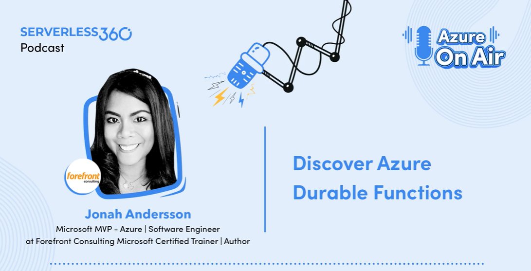 cjkodare's tweet image. Listen to my recent podcast interview about #serverless and using #azuredurablefunctions at @serverless360  &quot;Azure On Air&quot; podcast with Ezhilarasi Chezhiyan 🎉
🎙Listen via lnkd.in/ggcFCAMR
Thanks #Serverless360 team for having me!

#azurefunctions #serverless #azureonair