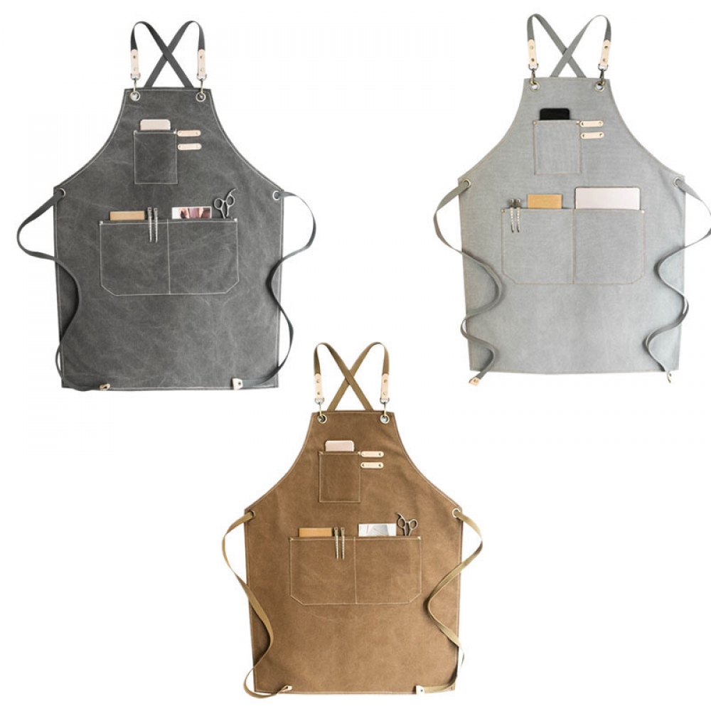 RicookStore's tweet photo. Anti-Dirty Canvas Cooking Apron #Apron #Beige #chef #Outerwear #worker#house #kitchenaccs https://t.co/KW4bNE816l https://t.co/8MXrxSkeKm