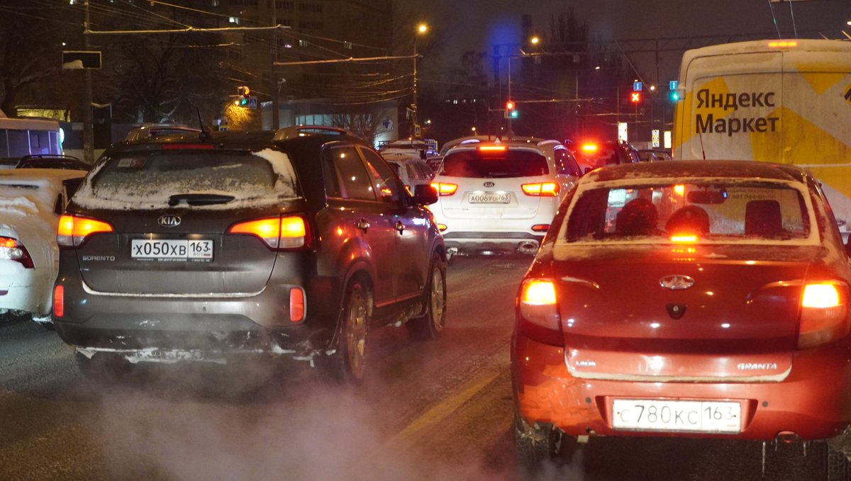 Зима в Самаре.