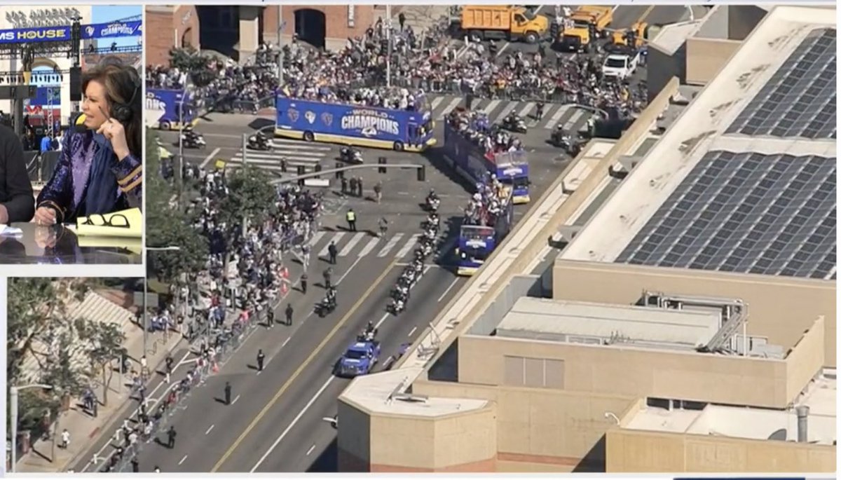 Broncos parade > Rams parade
