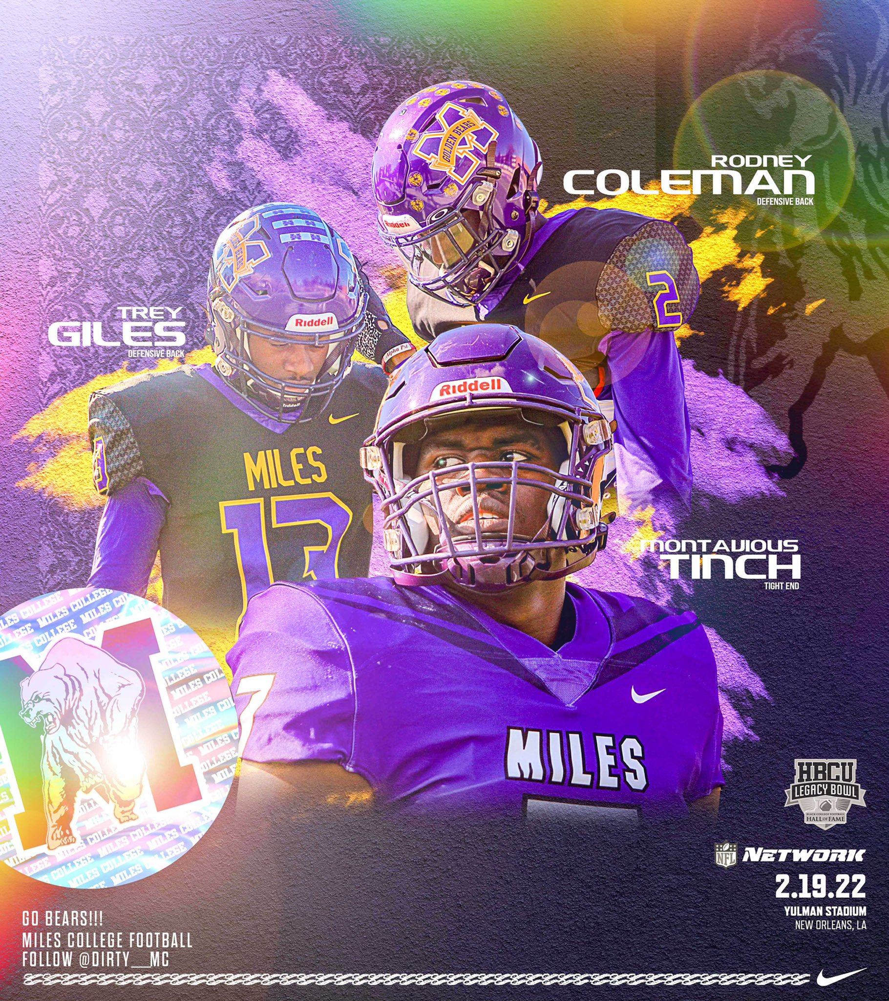 Miles college football deals