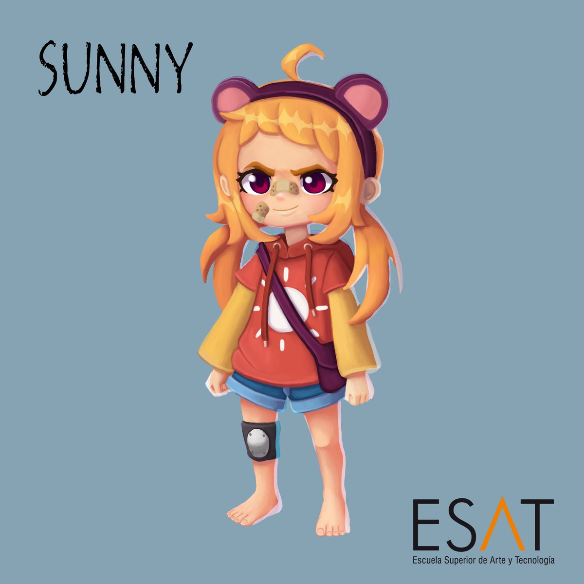 Here is our main character Sunny! She is a little girl who wants to fight all her fears.
<a href="/ESAT_Valencia/">ESAT</a> 

Art made by: <a href="/lionqueenm/">Gloria Casañ</a>