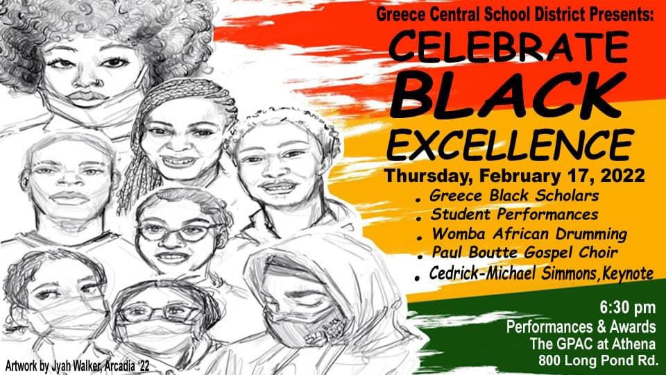 So looking forward to the celebration of Black Excellence @GreeceCentral !