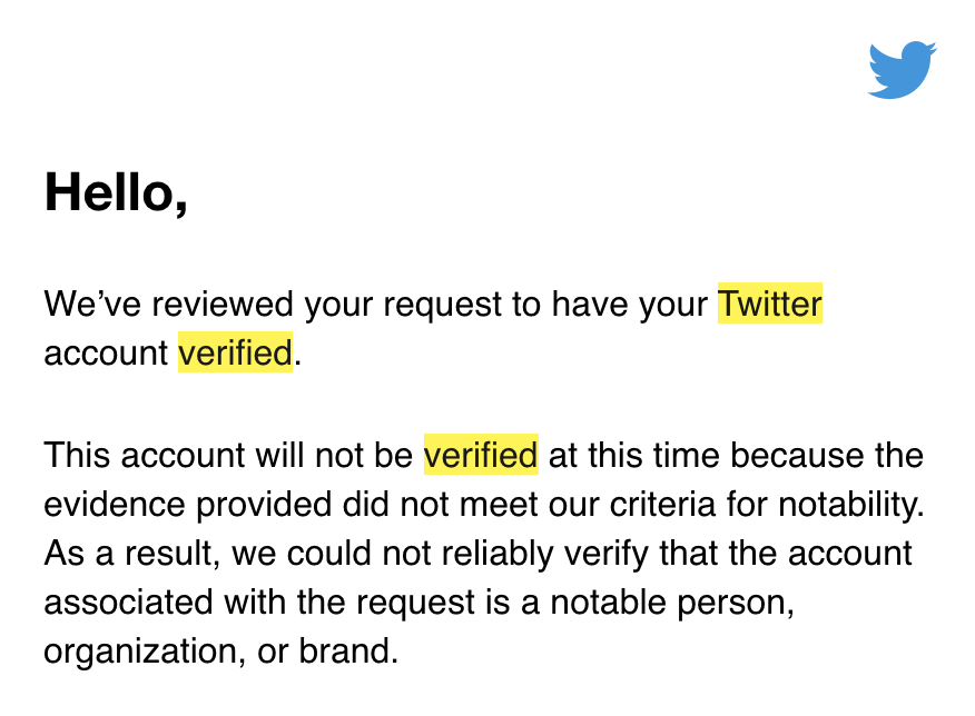 WietseWind's tweet photo. I am trying to get our @XRPLLabs / @XummWallet / @XummSupport and my personal @WietseWind account verified every month.

I also get four rejections, every month.

This is not about vanity, not about wanting a checkmark. This is about protecting our users from being scammed. https://t.co/xaMfaKQEhf
