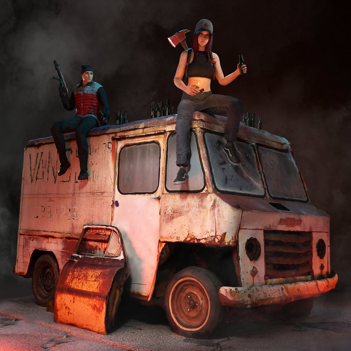 Molotov Cocktails were MADE for the apocalypse. 🍸🧟‍♂️ 

Purchasable in ZBUX only, molotovs can light a house on fire 🔥

RT if you want *special* early access to UB Beta! 
$UNDEAD $ZBUX #PlayToEarn #P2E