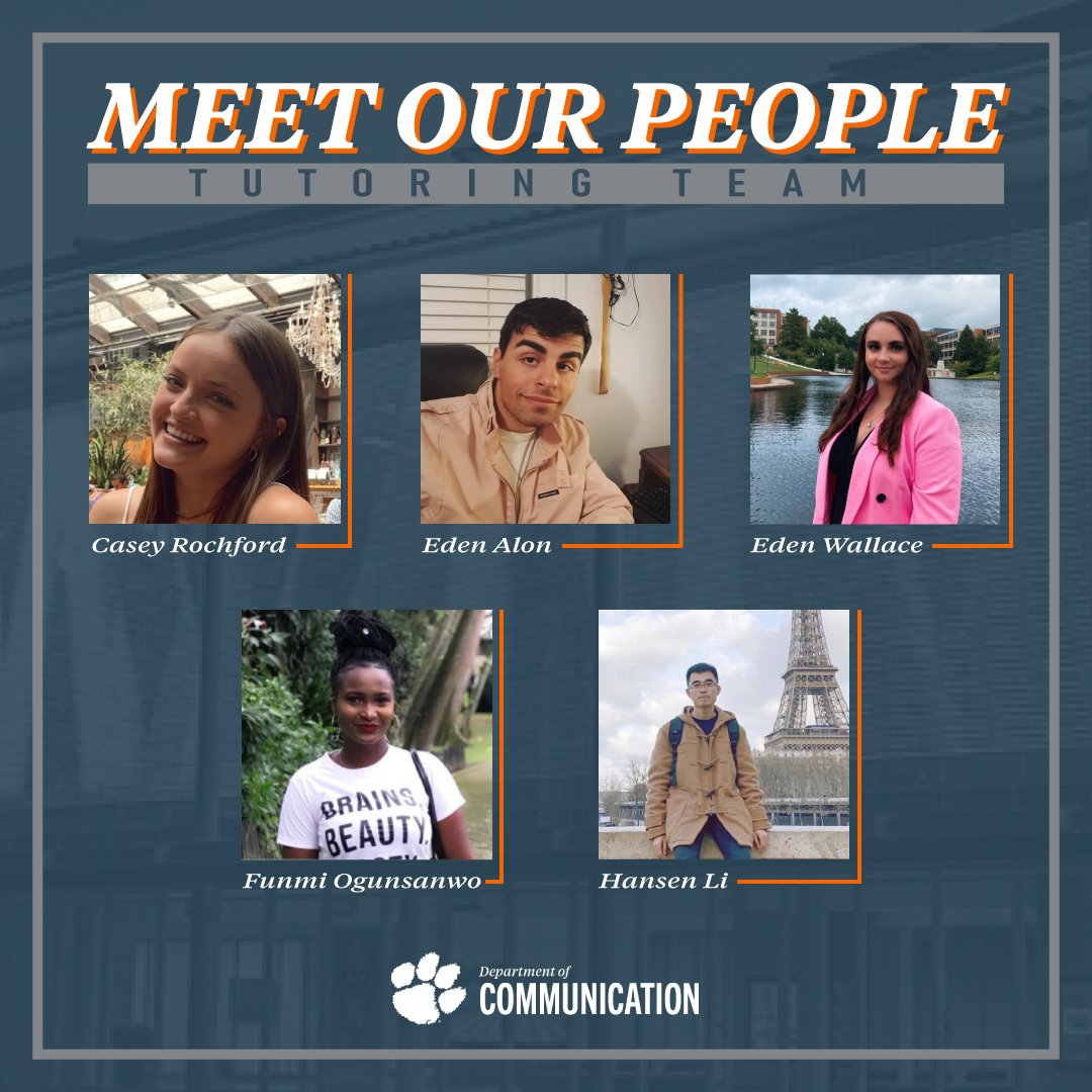 CU_CommCenter's tweet photo. MEET OUR PEOPLE

Part 3: Our tutors!

This group, composed of both graduate and undergraduate students, will do everything they can during students' appointments to help them succeed on their next speech or interview. https://t.co/QnELplTnZX