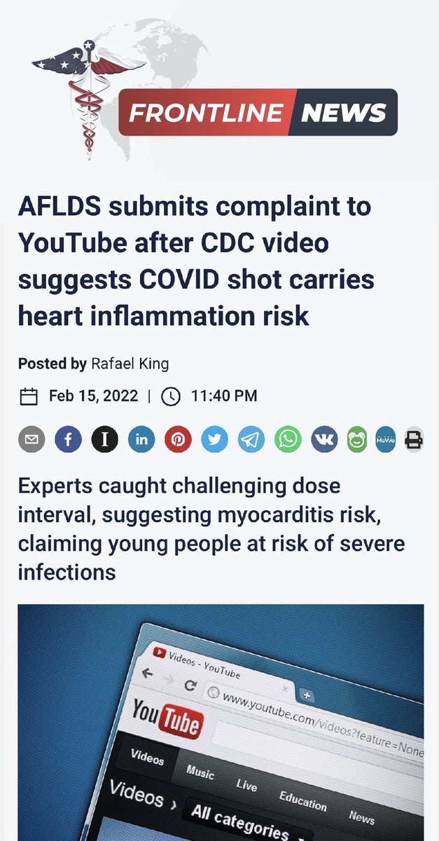 FrontlineFlash's tweet photo. BREAKING:

The CDC put a video on YouTube presenting concerns about heart inflammation resulting from the experimental COVID shots.

This is alarming.

This is also a violation of YTs ‘disinformation’ policy…which apparently doesn’t apply to the CDC. 🤔

https://t.co/BL6rO2BIl8 https://t.co/ZBijur4jpb