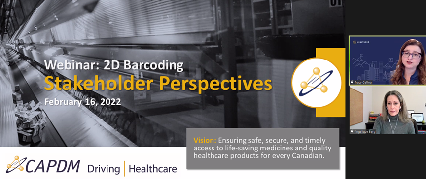 HealthPROCanada's tweet photo. #HappeningNow HealthPRO’s Tracy Gallina speaks at the @capdm_acgap 2D Barcoding Workshop on what 2D barcoding means to the hospital sector, why it's important, and its impact.
#barcoding #pharmacy #knowledgeandtrust https://t.co/c6luZjce1H