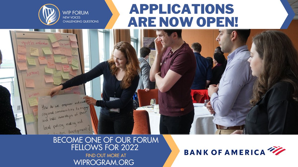 Thrilled to announce the launch of the WIP 2022 Forums! 

We are calling on all emerging leaders interested in creating innovative solutions to the most pressing issues facing our island. 

Applications are live so join the conversation today👉
linktr.ee/wiprogram