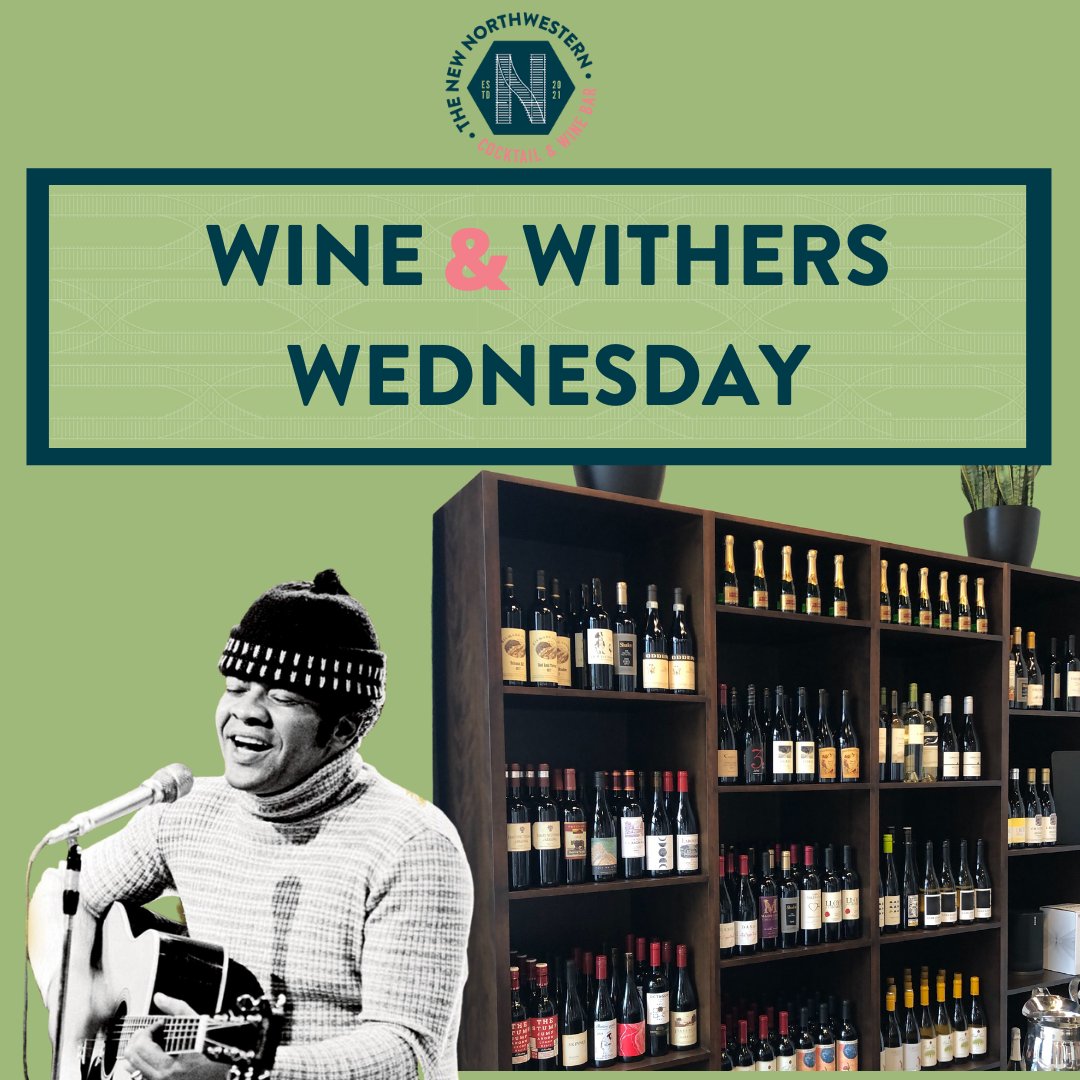 Come in today to listen to the best of Bill Withers and enjoy 1/2 Priced Appetizers  during Happy Hour (3 PM - 6 PM) #TheNewNW #Bar #Wine #DSM #IA #Withers ##Wednesday https://t.co/3ofed2Z8ys