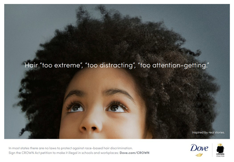 AdaOkwara_'s tweet photo. Dove reveals the ‘alarming rate’ black girls experience hair discrimination in schools #BlackHair #BlackHistoryMonth 

View More Here: https://t.co/adiEzS5luq https://t.co/EHok77paTF