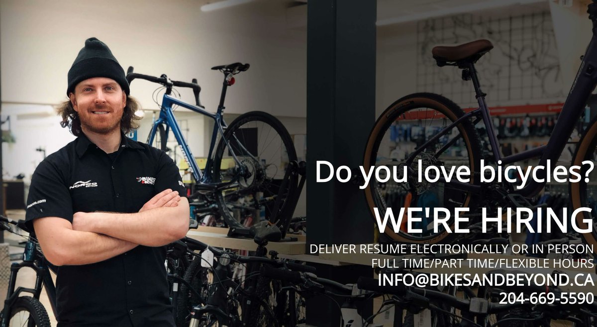UWSABikeLab's tweet photo. If you're following us, we know you love bikes! Bikes and Beyond are hiring for several positions right now including: Sales Associate, Service Writer, Bike Mechanic, Bike Assembler, Jr. Mechanic! Applications are due February 28! For more info, visit: https://t.co/5ykqYYKcKK https://t.co/TcaSiZZAAn