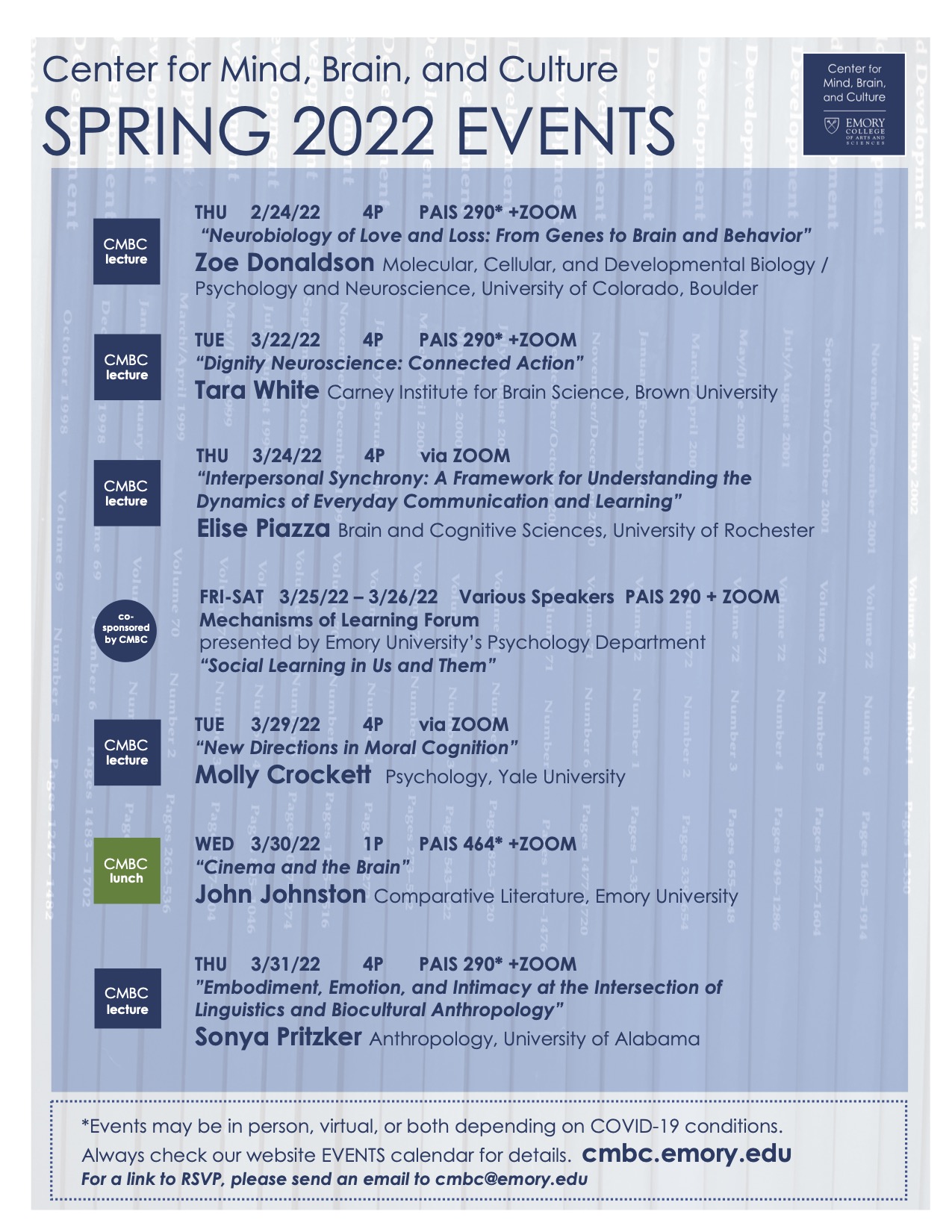 Emory Academic Calendar Spring 2022 Emory Cmbc (@Cmbcemory) / Twitter