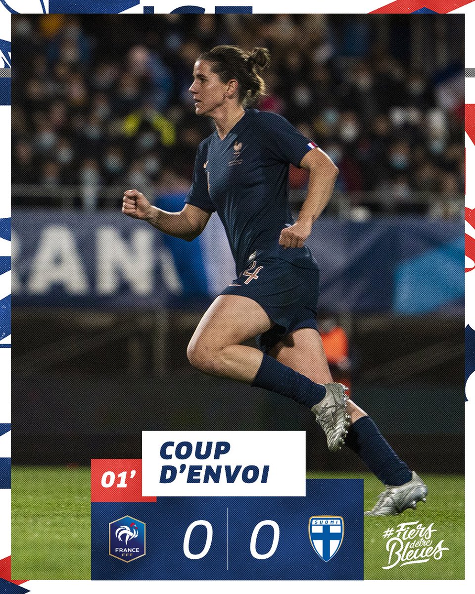 equipedefranceF's tweet photo. C'est parti au stade Océane entre la France et la Finlande !  
Allez les Bleues 🔵⚪️🔴

#FRAFIN | #FiersdetreBleues https://t.co/PwkR9J2J7M