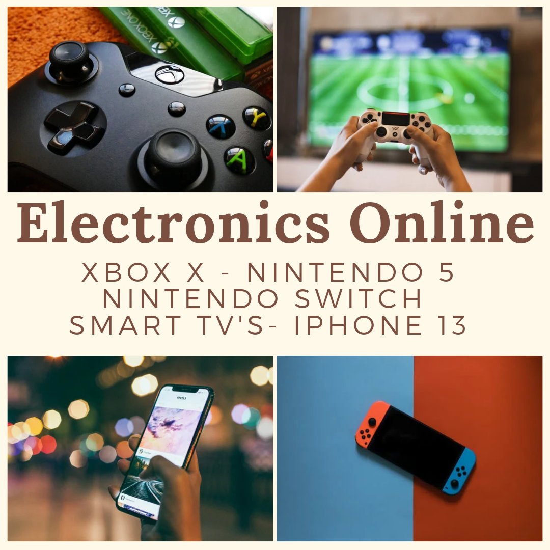Compare_GFX's tweet photo. Xbox X
Nintendo 5
Nintendo Switch
iPhone 13
Laptops
Smart TV's
Games Rental
E-Bikes

Worldwide Shipping

https://t.co/pX8iRMo0pH………

#ps5restock #ps5stock #PS5抽選 #ps5ukstock #PS5当選 #PS5予約 #xbox360 #DyingLight2 #DyingLight2StayHuman #StayHuman #Cyberpunk2077 #Fasnacht https://t.co/uwN0a6UDhi